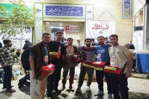 حضور دانشجویان مجتمع آموزش عالی سلامت ممسنی در کاروان طبیب دوار در اربعین حسینی 