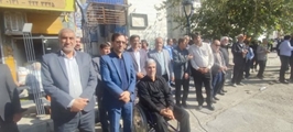 حضور پرشور ریاست و کارکنان مجتمع در راهپیمایی باشکوه ۱۳ آبان