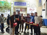 حضور دانشجویان مجتمع آموزش عالی سلامت ممسنی در کاروان طبیب دوار در اربعین حسینی 